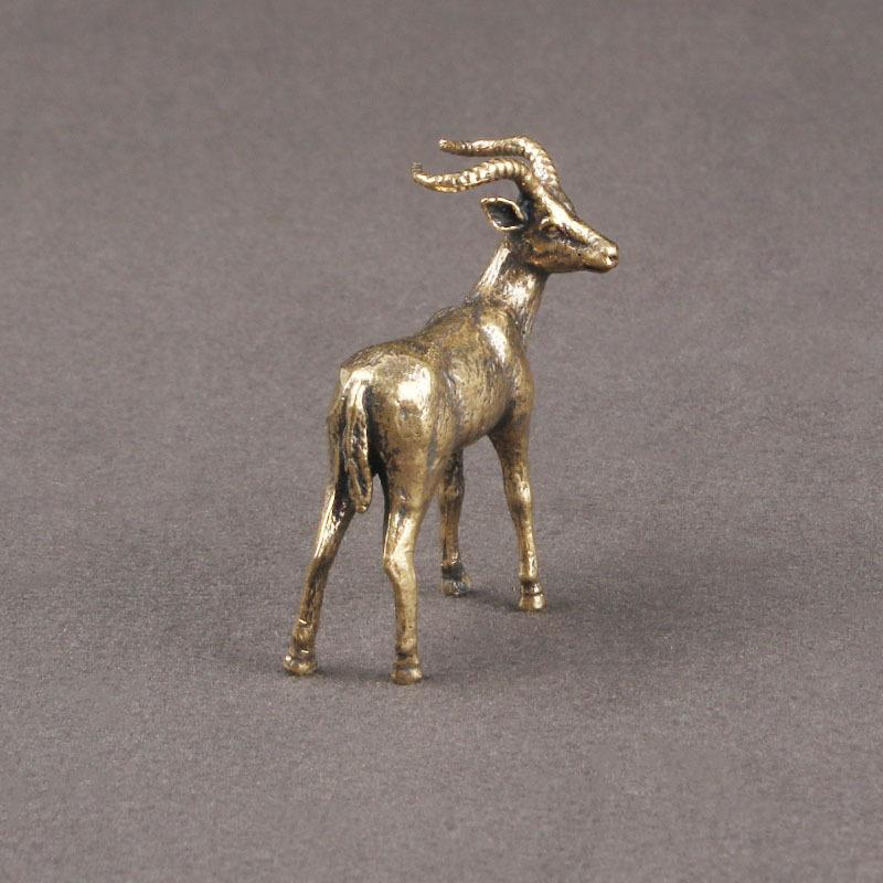 Vintage Collectible Ornaments - ของตกแต่งรูปแกะทองแดงโบราณ รูปปั้นแกะทองเหลืองขนาดเล็ก ของตกแต่งบ้าน สำนักงาน ชั้นวางของ ของสะสม