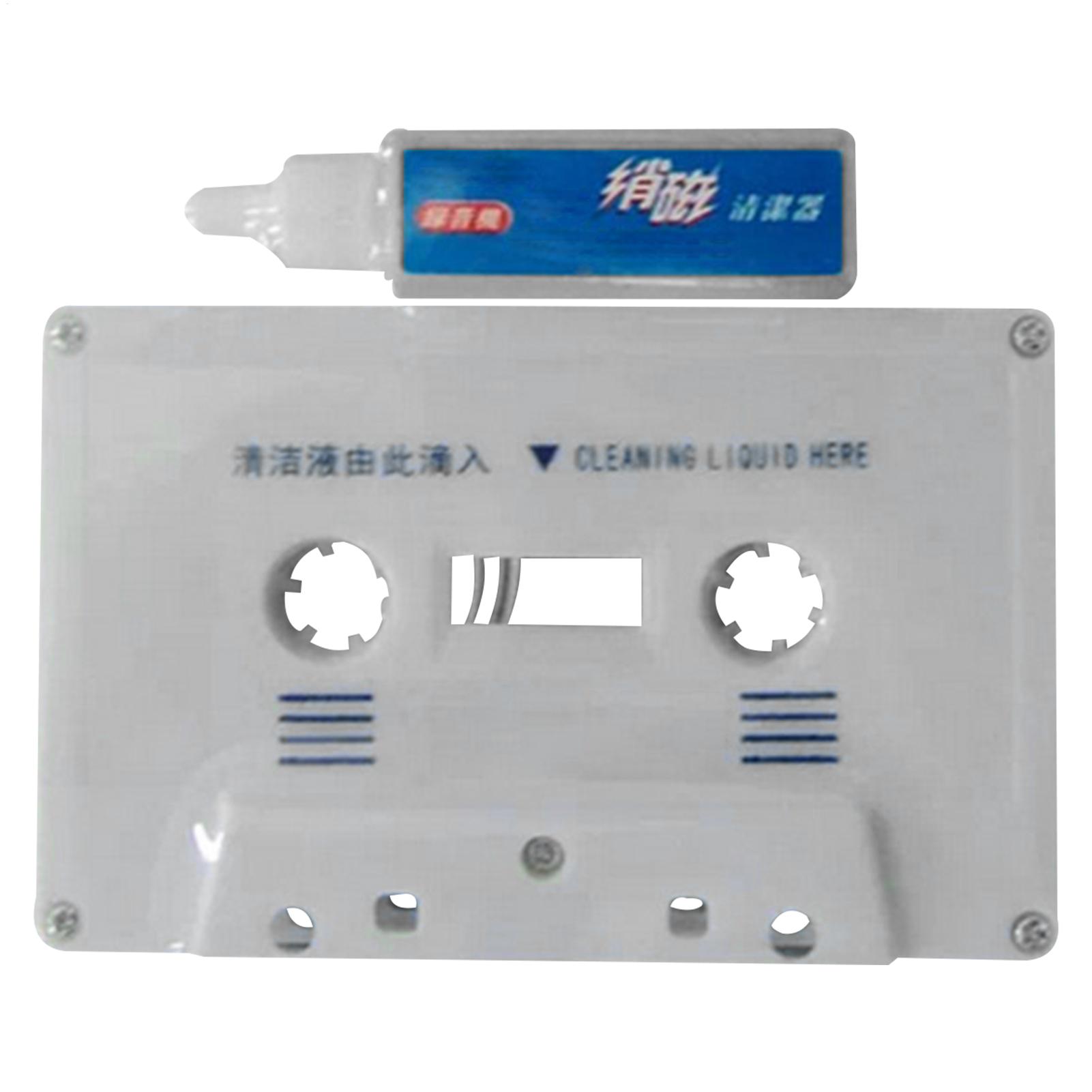 Cassette Tape Head - เทปคาสเซ็ตสำหรับทำความสะอาดหัวเทป ผลิตภัณฑ์ทำความสะอาดเครื่องเล่นเทปในบ้าน ชุดอุปกรณ์ลบแม่เหล็ก น้ำยาทำความสะอาดเครื่องเล่นเสียง เครื่องบันทึกเสียง