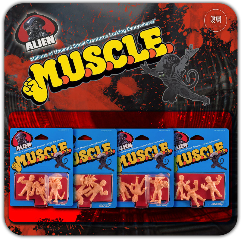 Vintage Toys Collector - ของเล่นสะสม Polyphony Super7 Muscle ของแท้สไตล์วินเทจย้อนยุค บรรจุในแพ็ค