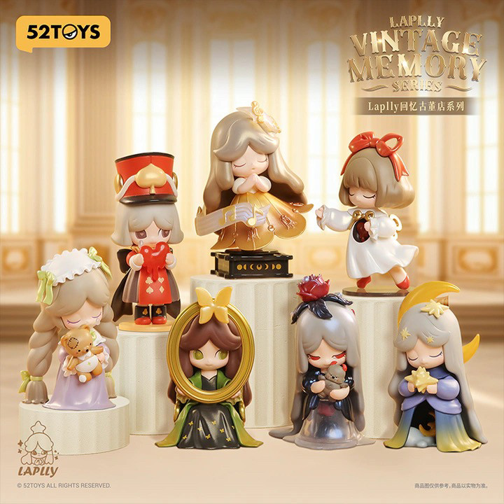 Vintage Toys Collector - กล่องสุ่ม Laplly Vintage Memory Series ของสะสมฟิกเกอร์อนิเมะน่ารัก