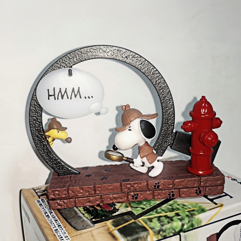 Vintage Collectible Ornaments - เรเมนท์ สนูปปี้ บลายด์บ็อกซ์ ฟิกเกอร์ ของตกแต่งฉากศิลปะเหล็กวินเทจ ของสะสมสำหรับตั้งโชว์บนโต๊ะ