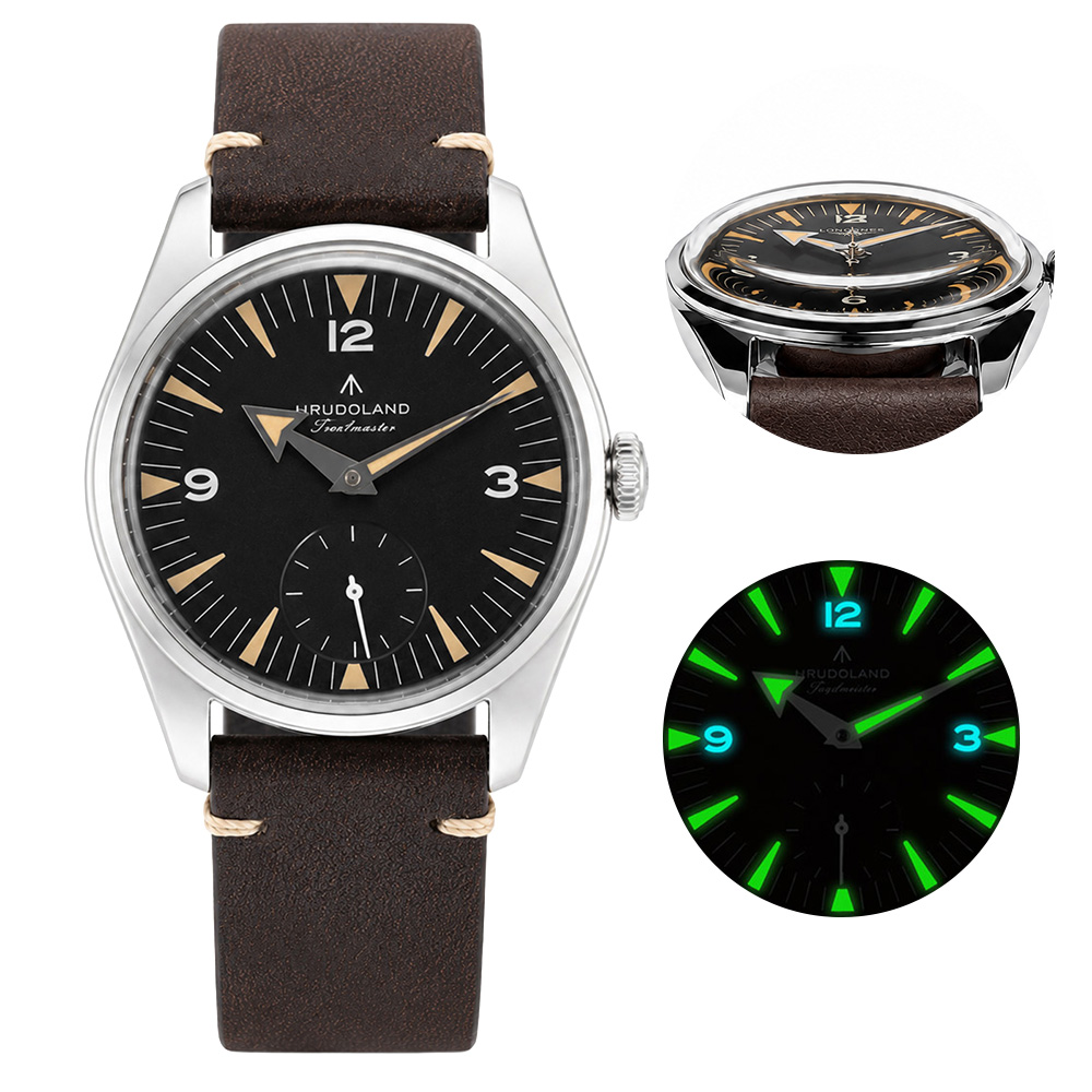 Vintage Collectible Watches - HRUODLAND นาฬิกาผู้ชายสไตล์ Vintage Field Watch เข็ม