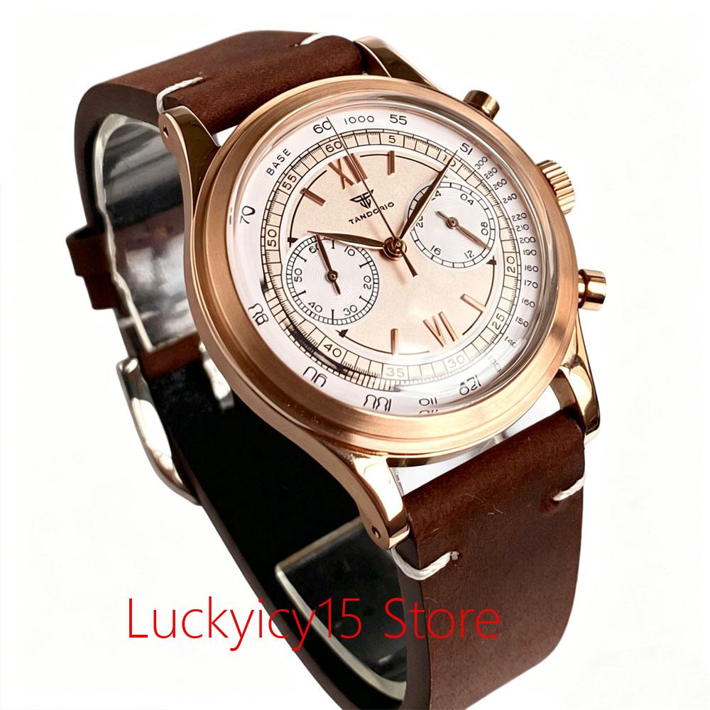 38 มม.วินเทจ โรสโกลด์นาฬิกาควอ - Vintage Collectible Watches บทวิจารณ์และราคา