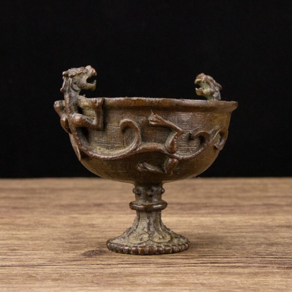 เครื่องประดับถ้วยลายมังกรคู่สไ - Vintage Collectible Ornaments บทวิจารณ์และราคา