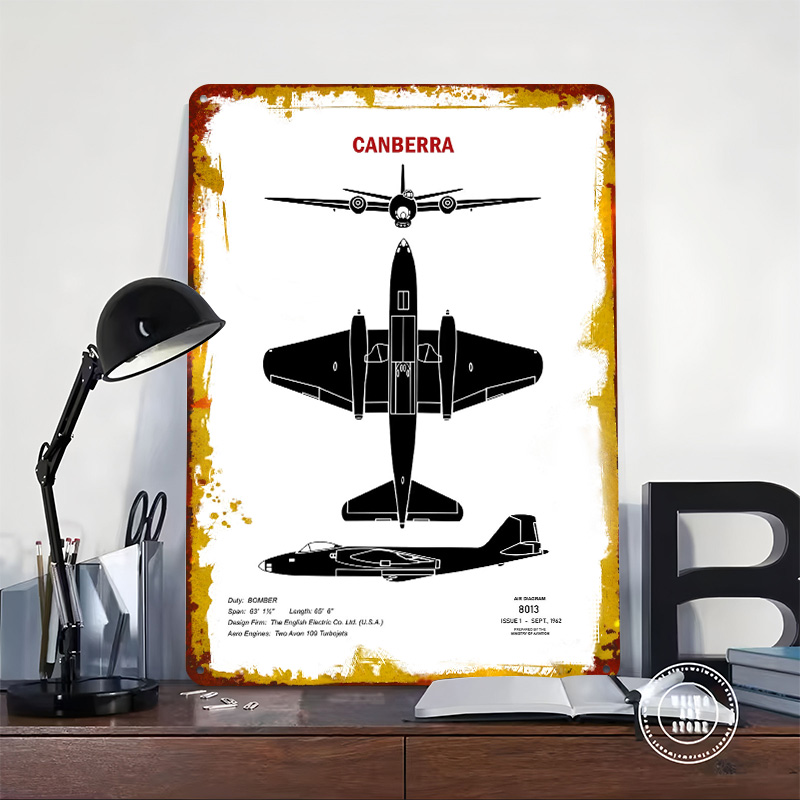 ป้ายโลหะตกแต่งผนังแบบกำหนดเอง  - Canberra Vintage & Collectible Centre Reviews บทวิจารณ์และราคา