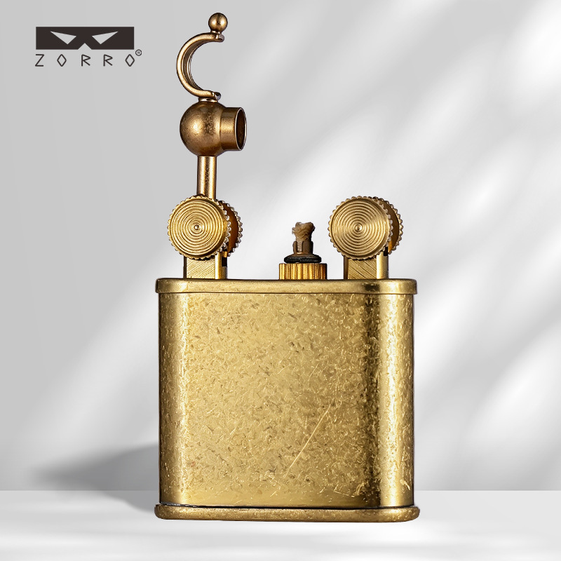 ไฟแช็กทองเหลืองแบบล้อคู่สไตล์เ - Vintage Collectible Lighters บทวิจารณ์และราคา