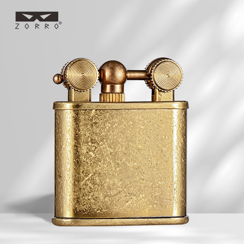 ไฟแช็กทองเหลืองแบบล้อคู่สไตล์เ - Vintage Collectible Lighters บทวิจารณ์และราคา