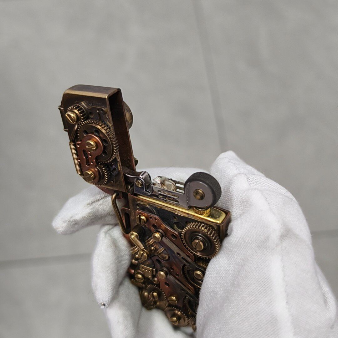 ไฟแช็คโบราณทำมือจากทองเหลืองสไ - Vintage Collectible Lighters บทวิจารณ์และราคา