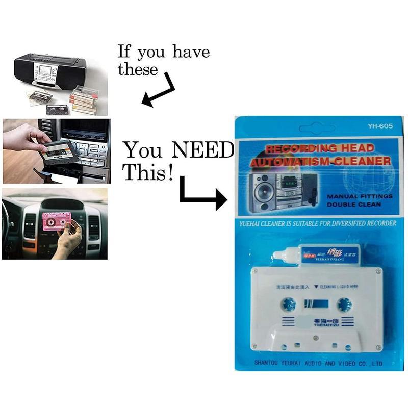 ชุดทำความสะอาดหัวเทปคาสเซ็ต ชุ - Cassette Tape Head บทวิจารณ์และราคา