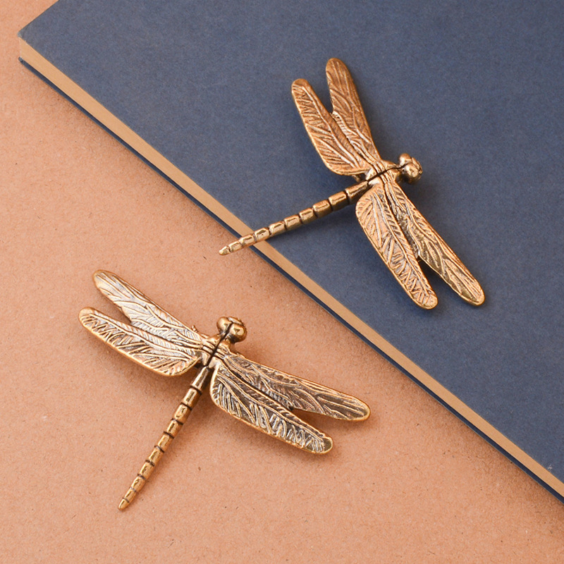 ใหม่【เครื่องประดับแมลงปอทองเหล - Vintage Collectible Ornaments บทวิจารณ์และราคา