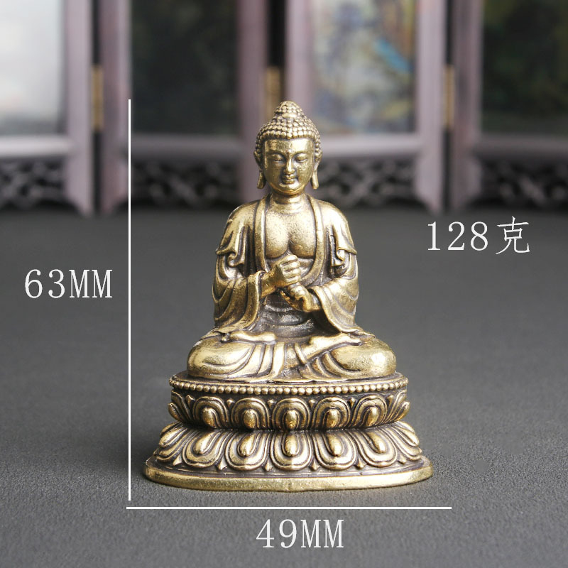 พระพุทธรูปไวโรคานะทองเหลืองแท้ - Vintage Collectible Ornaments บทวิจารณ์และราคา