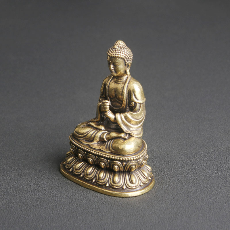 พระพุทธรูปไวโรคานะทองเหลืองแท้ - Vintage Collectible Ornaments บทวิจารณ์และราคา