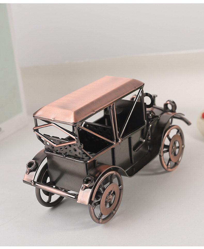 โมเดลรถโบราณสไตล์ยุโรป วัสดุโล - Vintage Collectible Ornaments บทวิจารณ์และราคา
