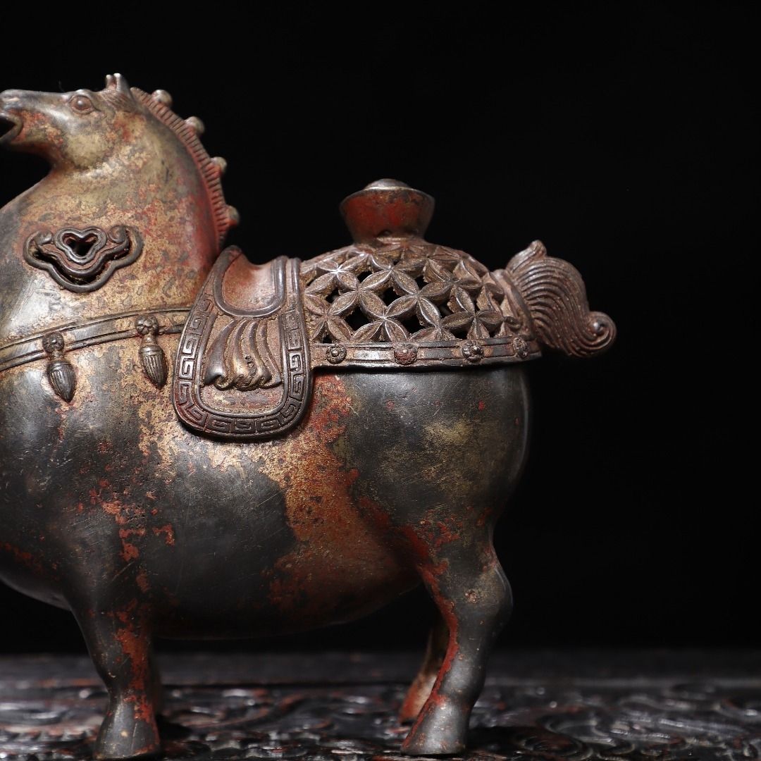 เตาเผาเครื่องหอมโบราณรูปม้าทรง - Vintage Collectible Ornaments บทวิจารณ์และราคา